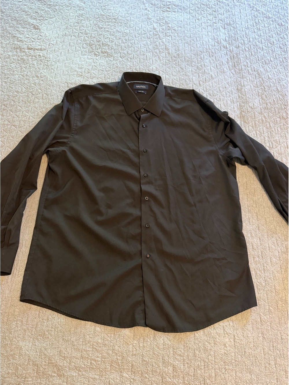 Men’s black XL Nautica long sleeve button down
